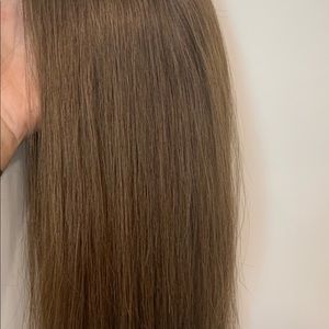 Hidden crown topper & halo. Professionally cleaned / blended. Worn twice